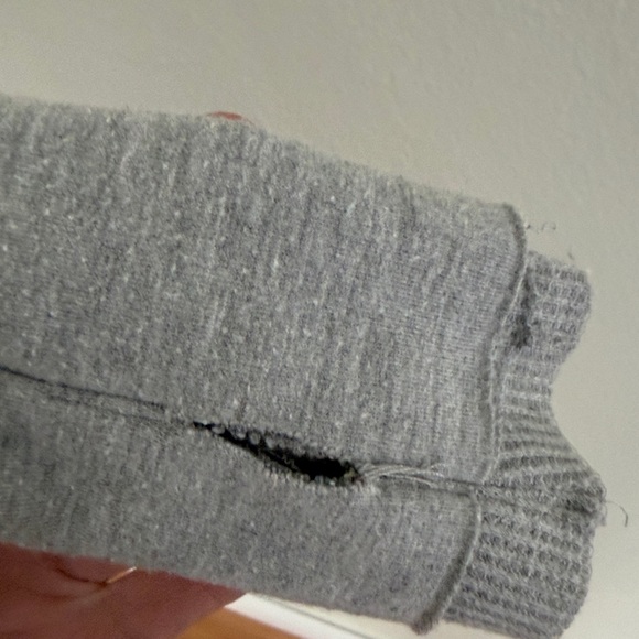 Fitiques R&R heater grey double layer sweatshirt - Picture 3 of 4